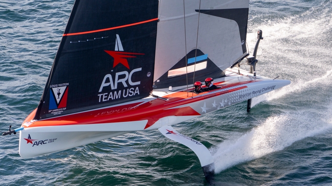 Luna Rossa 1 Sensationally Set The Early Pace In The Official Practice Racing
