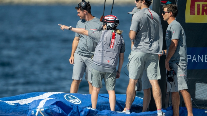 Luna Rossa 1 Sensationally Set The Early Pace In The Official Practice Racing
