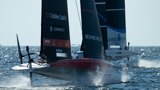 Luna Rossa 1 Sensationally Set The Early Pace In The Official Practice Racing