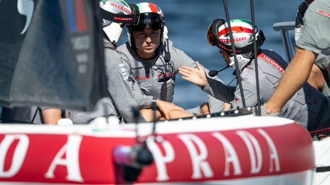 Luna Rossa 1 Sensationally Set The Early Pace In The Official Practice Racing