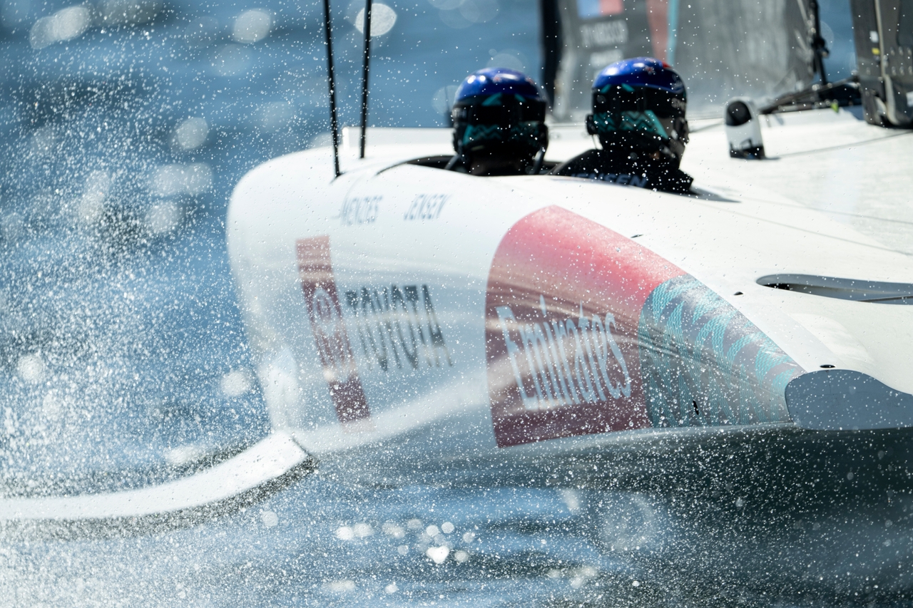 Luna Rossa 1 Sensationally Set The Early Pace In The Official Practice Racing