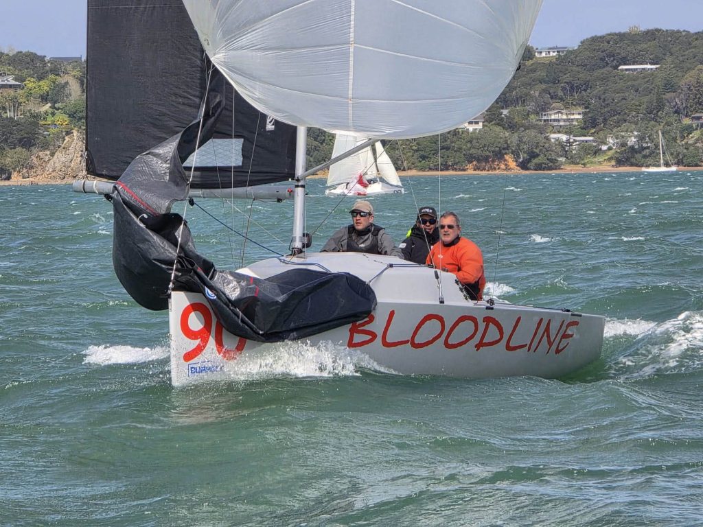 The Elliott 5.9, Bloodline, in the 2026 Burnsco Elliott 5.9 Traveller Series at Russell. // Photo courtesy Elliott 5.9 Assn