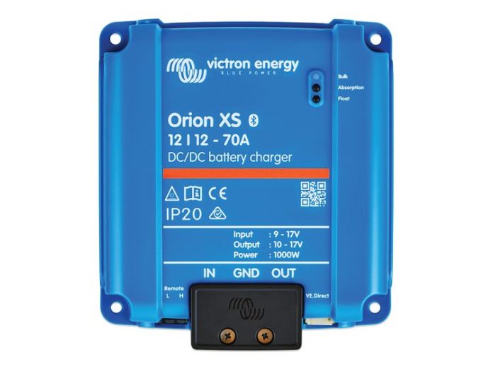 Packed with power Victron Orion XS 12-12-70A.