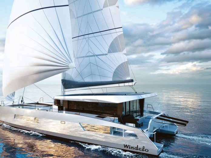 Looking side on at the Windelo 62.