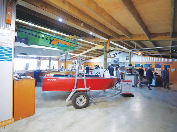 Jet Boat World on the banks of the Waimakariri River near Springfield.