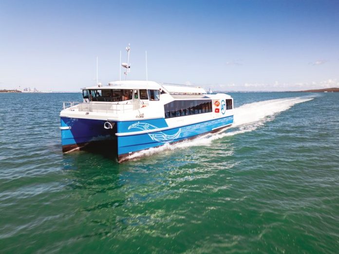 Perth’s new fast ferries will be based on EV Marine’s EVM2000 platform, above.EV Maritime Electric Ferry (Source Wild Media & EV Maritime).