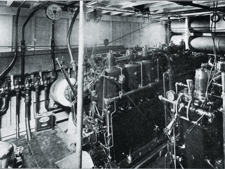 Engine room.