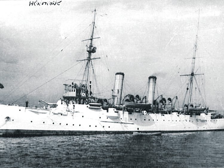 HMS Hermione in her prime years.