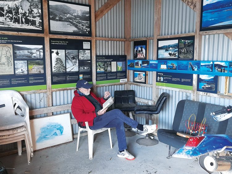 Whangaparapara Alex reading.