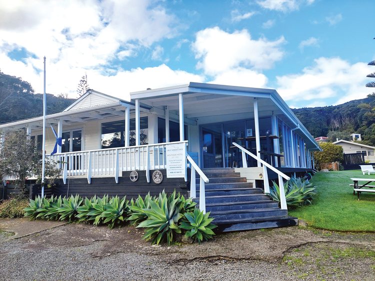 Whangaparapara Great Barrier Lodge.