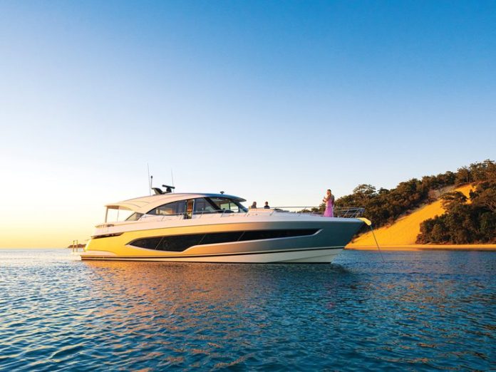 Riviera 6800 Sport Yacht PE Sunset.