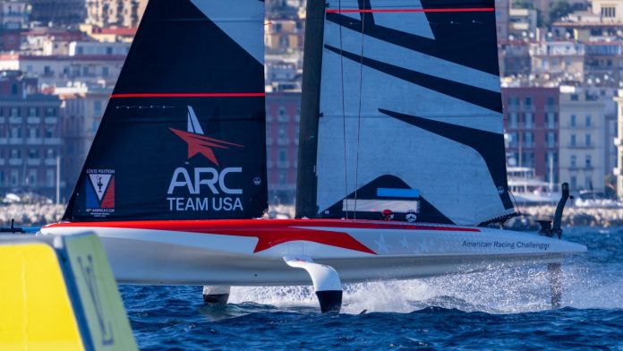 25 September 2026. Louis Vuitton 38th America's Cup - Preliminary Regatta Naples. Race Day 1. Ian Roman / America’s Cup