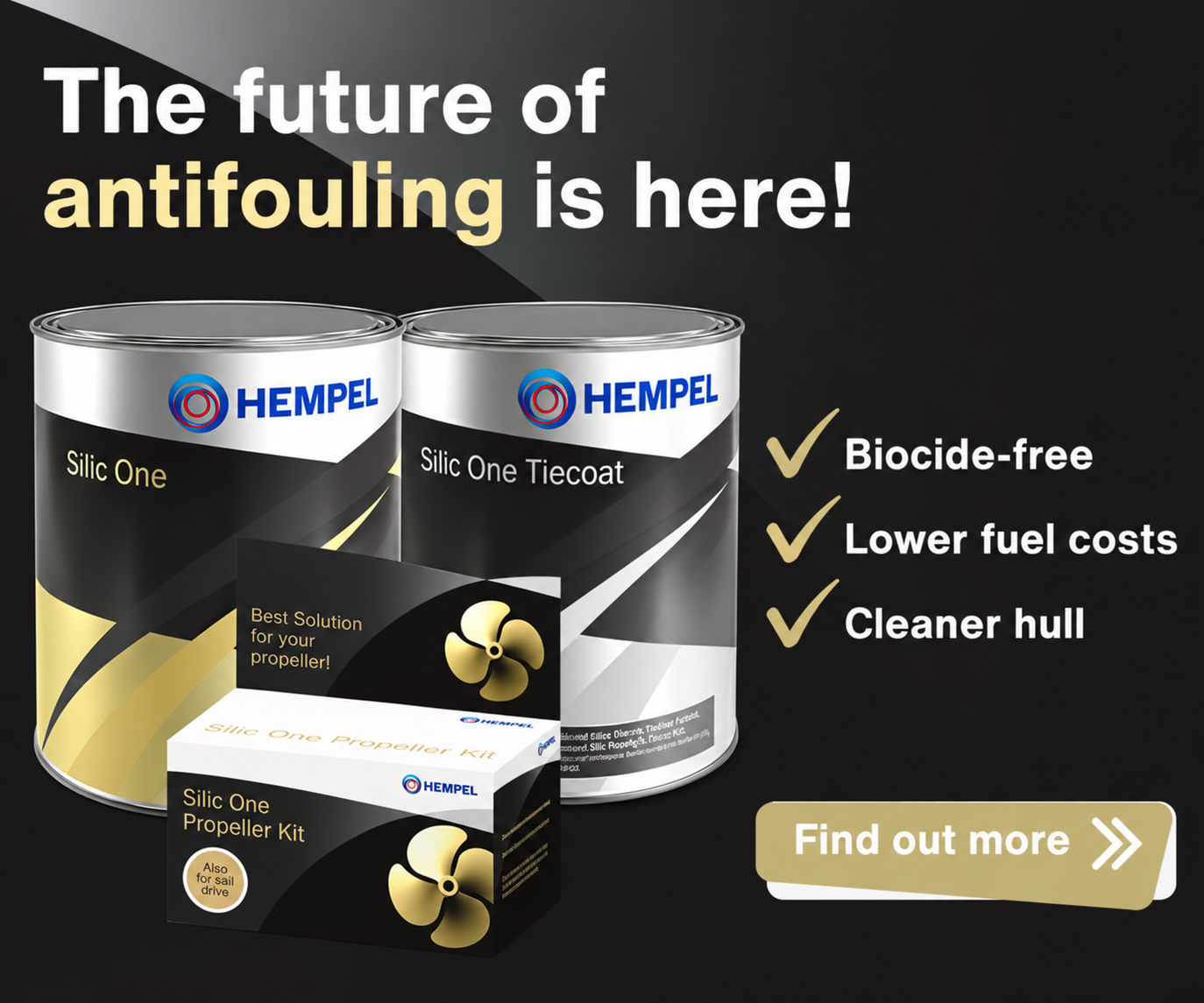 Hempel biocide-free antifouling advertisement