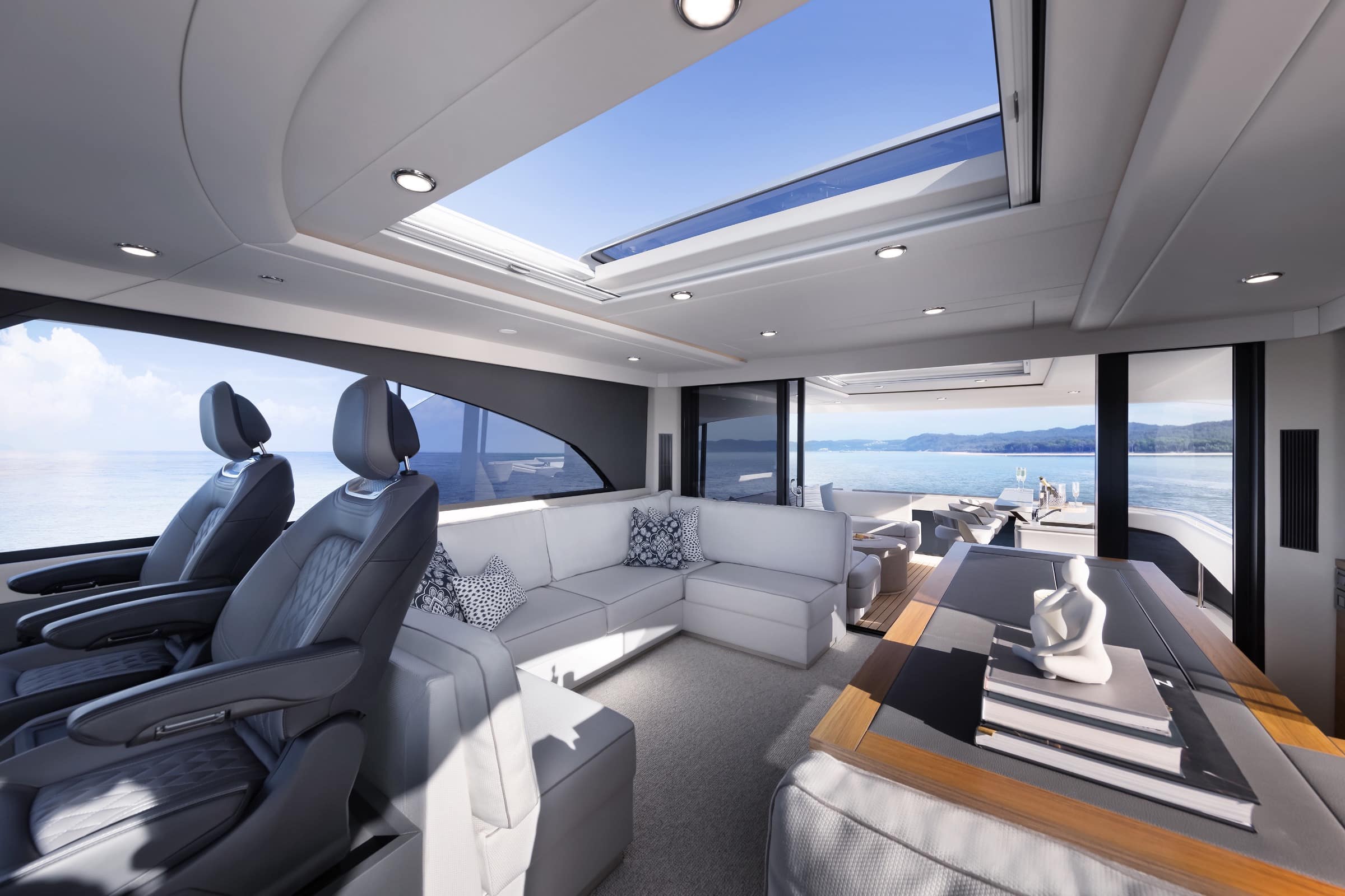 The Maritimo Signature Enclosed Flybridge. Over Twenty Years of Continuous Evolution.