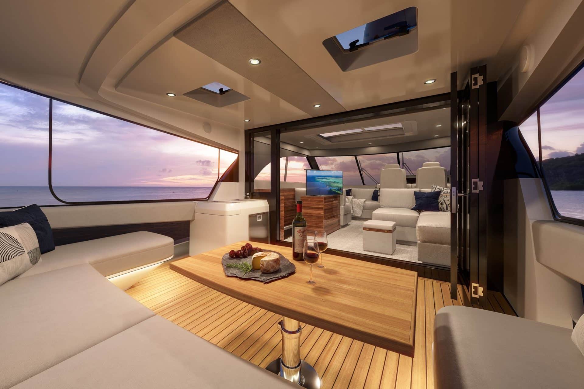 The Maritimo Signature Enclosed Flybridge. Over Twenty Years of Continuous Evolution.