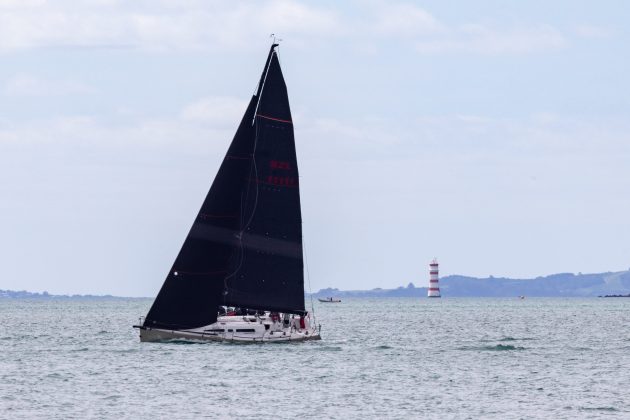 Georgia One near the finish of the 2026 Roy McDell Memorial Cup.