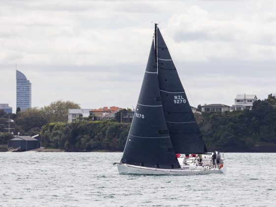 Nirvana near the finish line at the 2026 Roy McDell Memorial Cup.