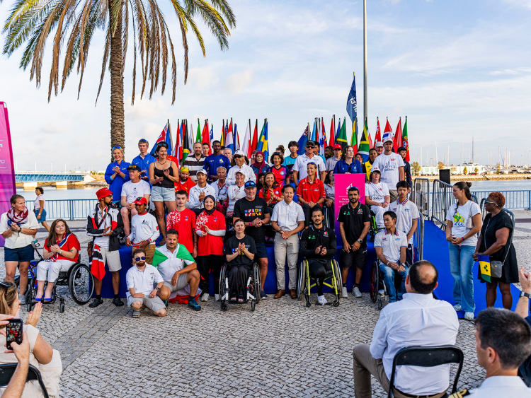 Record fleet starts racing in Portimão as para sailing awaits a Paralympic decision
