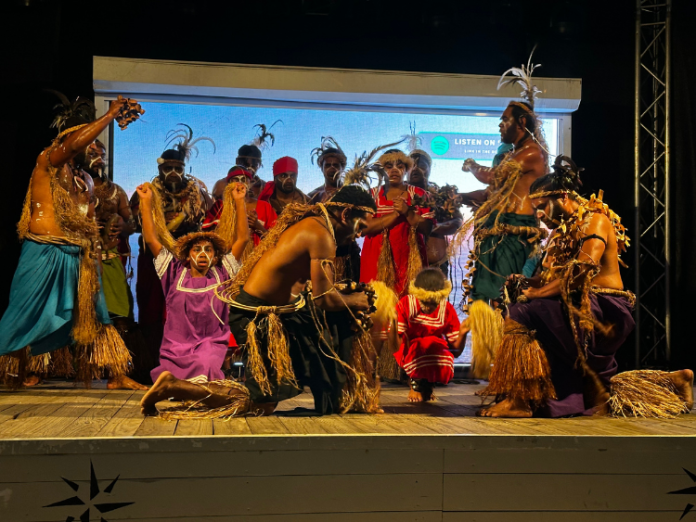 Kanak dance troupe. // Photo courtesy Island Cruising