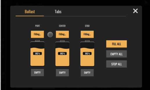 The Ballast Management system. // Image courtesy Mercury Marine