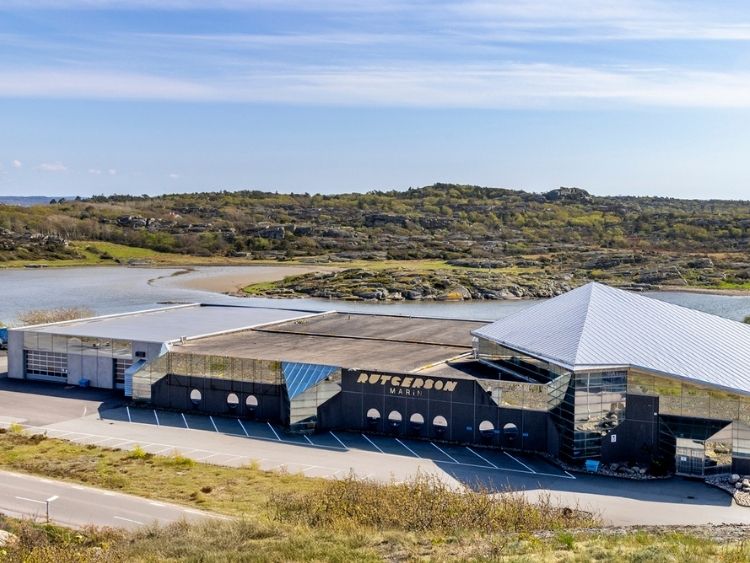 Rutgerson Marin’s premises in Marstrand, Sweden, where the company has developed and manufactured marine hardware since 1976. // Photo credit Rutgerson Marin