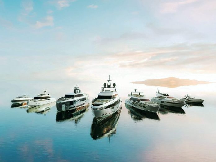 The Azimut fleet range. Photo courtesy - The Nautical Group.