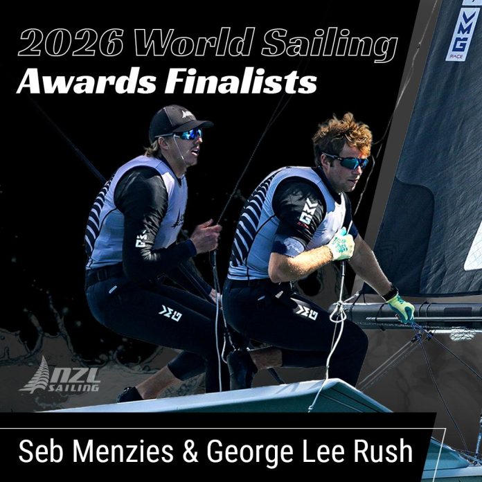Seb Menzies and George Lee Rush finalists for Team World Sailor of the Year – vote now